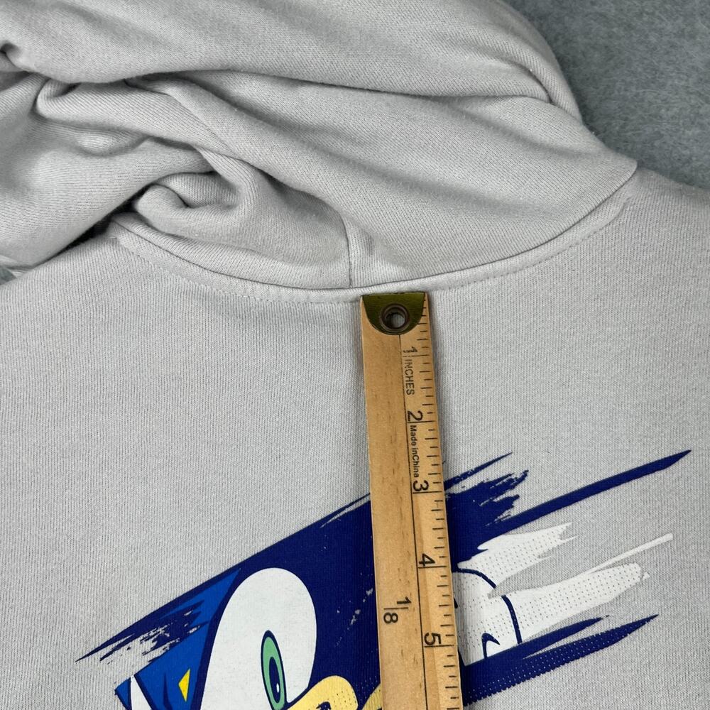 Sonic the Hedgehog Hoodie Sweatshirt Youth Medium Graphic Print Pullover Pocket - Picture 6 of 10